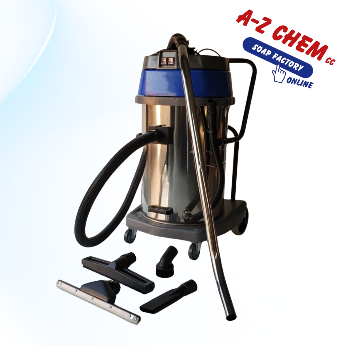 70L Vacuum Cleaner – Wet & Dry (2 Motors) – A to Z Chem Online