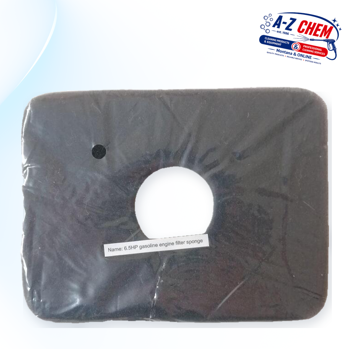Air Filter Sponge for the 6.5HP Petrol Engine - High-Pressure Cleaner Part - product detail view 4 - A-Z Chem South Africa