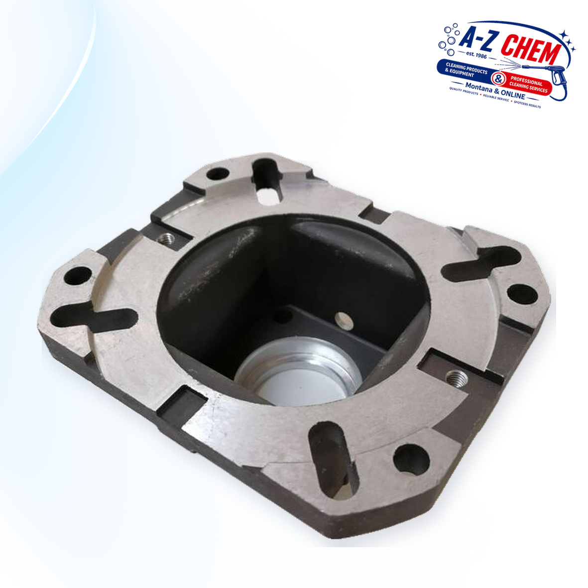 Flange for the 10HP Diesel High-pressure Pumps - product detail view 2 - A-Z Chem South Africa