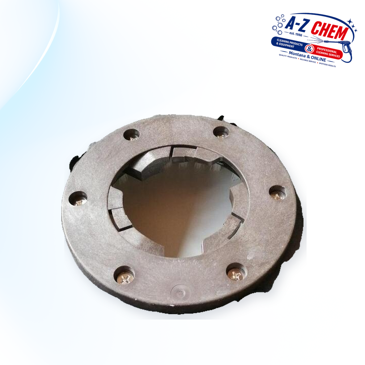 Floor Brush Plastic Catchplate for the Rotary - product detail view 4 - A-Z Chem South Africa