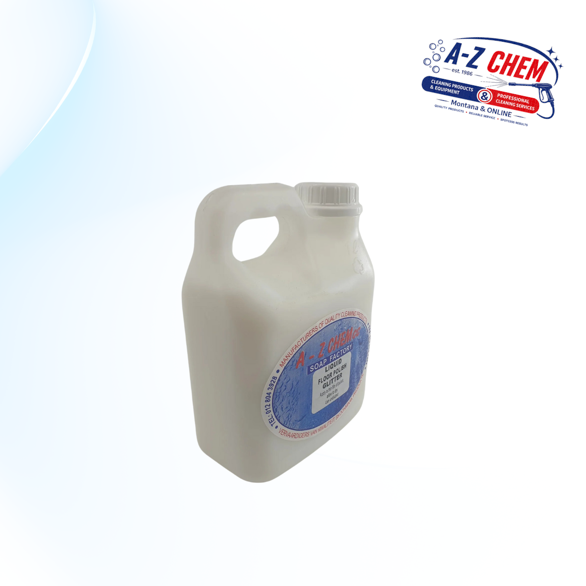 Liquid Floor Polish Glitter product view 8 from A-Z Chem South Africa