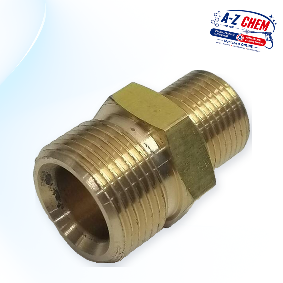 M22 Male to 3/8" Male Adapter - High-Pressure Cleaner Part - product detail view 4 - A-Z Chem South Africa