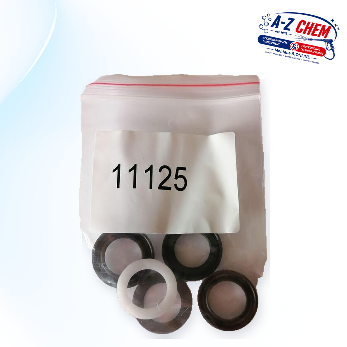 Seal Set Per Piston for the 5.5kW High-pressure Pump - product detail view 7 - A-Z Chem South Africa
