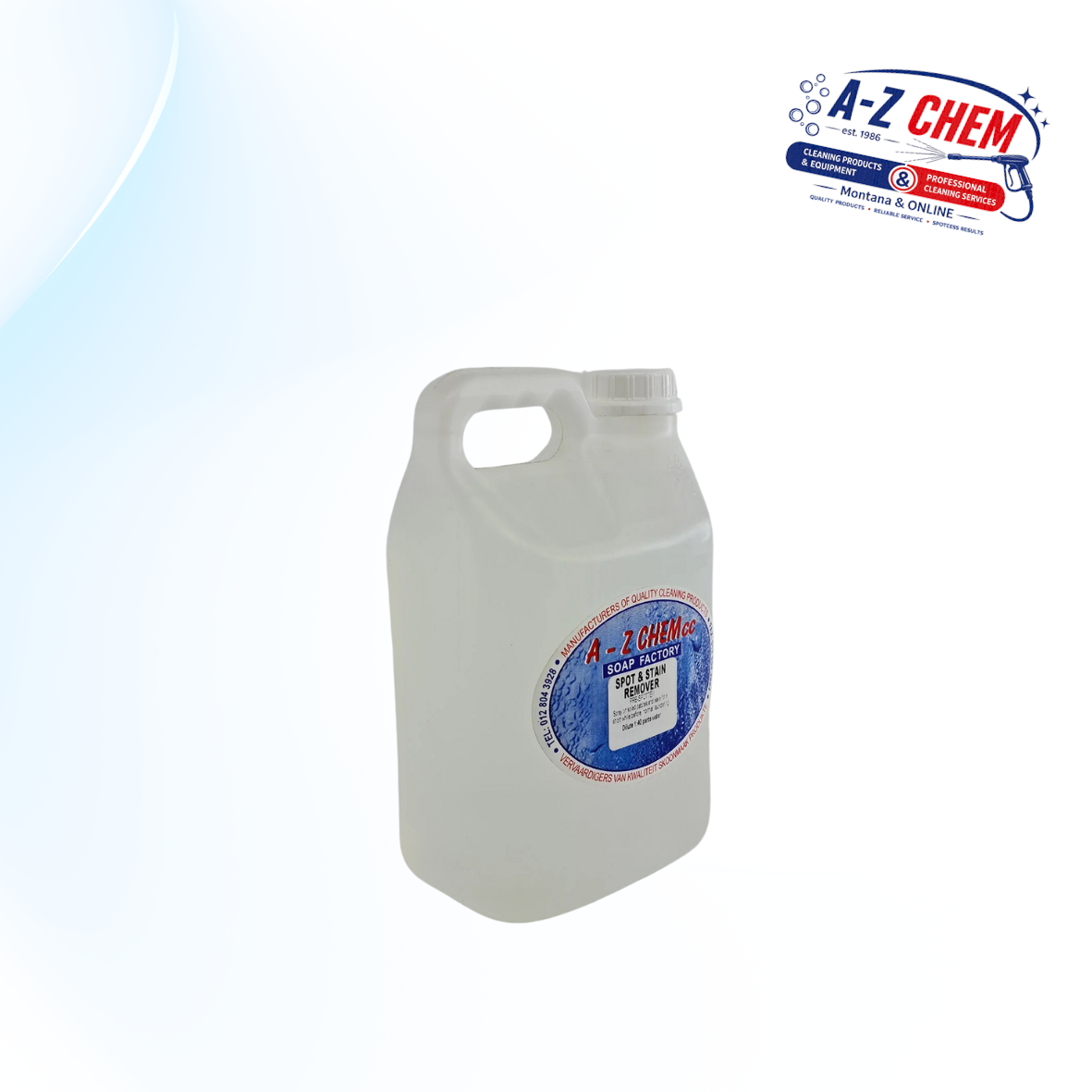 Spot and Stain Remover product view 6 from A-Z Chem South Africa