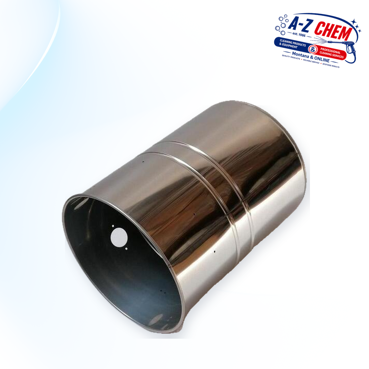 Stainless Steel Drum for the 70L Vacuum Cleaner - product detail view 5 - A-Z Chem South Africa