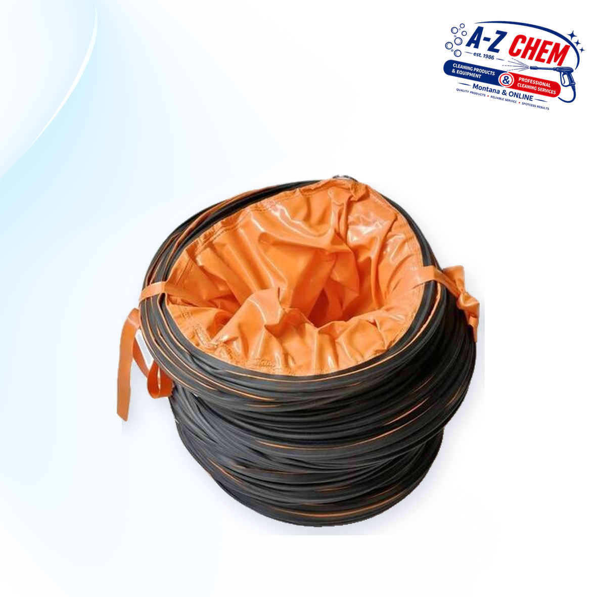 10m Foil Pipe for the Metal Blower - Floor Cleaning Machine Accessory - product detail view 2 - A-Z Chem South Africa