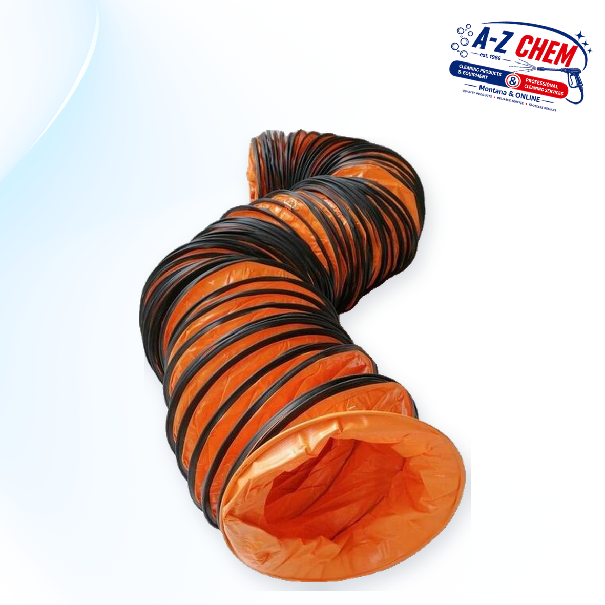 10m Foil Pipe for the Metal Blower - Floor Cleaning Machine Accessory - product detail view 3 - A-Z Chem South Africa