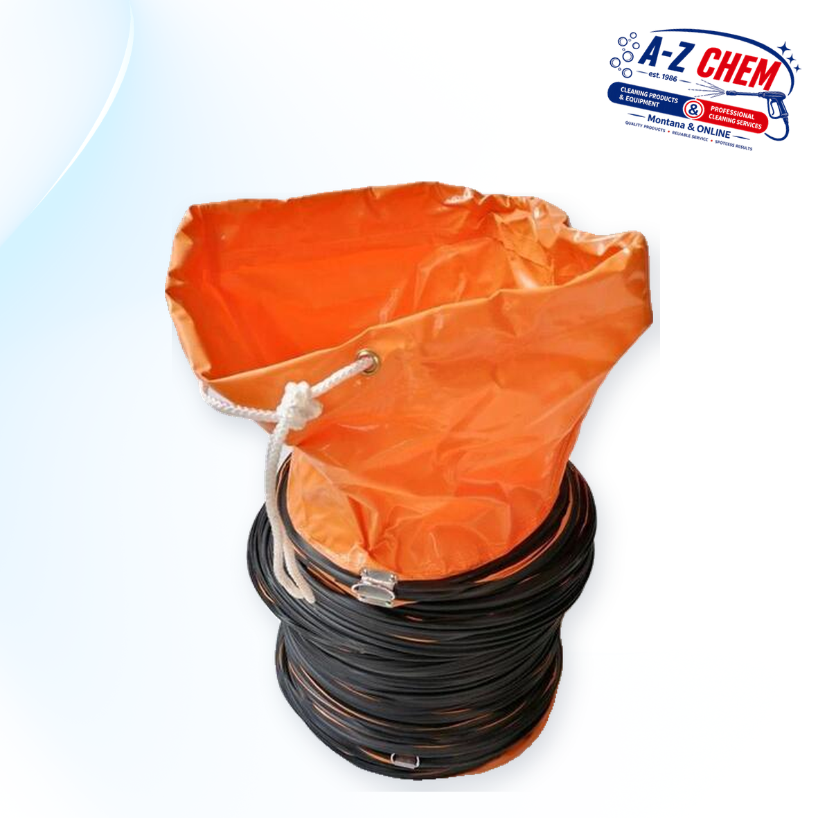10m Foil Pipe for the Metal Blower - Floor Cleaning Machine Accessory - product detail view 4 - A-Z Chem South Africa