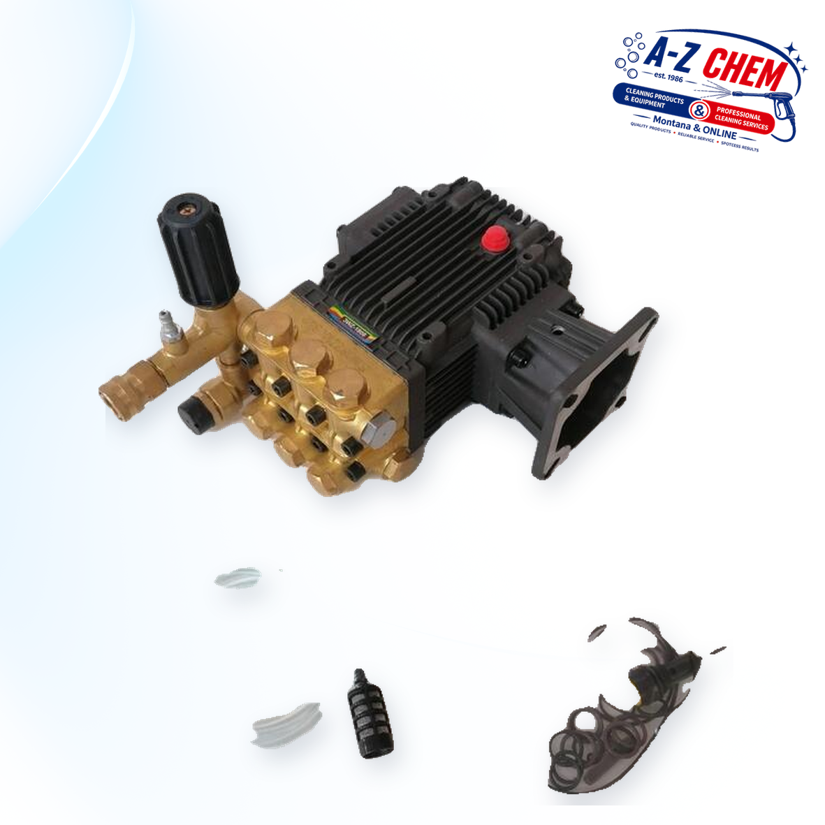 13HP Petrol High Pressure Pump - main product view - A-Z Chem South Africa