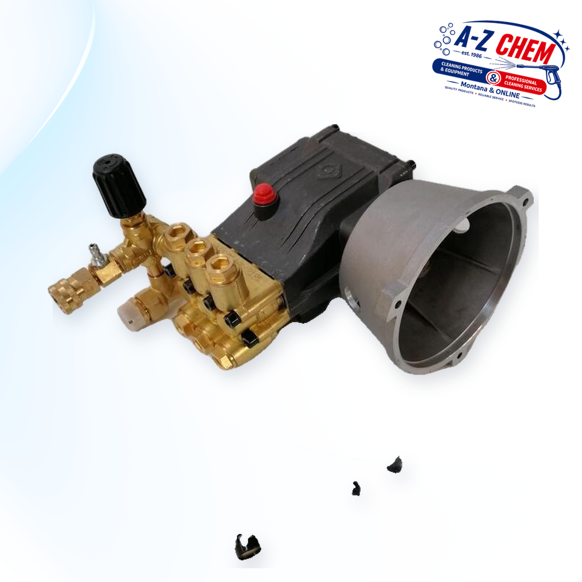 2.2/3kW High Pressure Pump - main product view - A-Z Chem South Africa