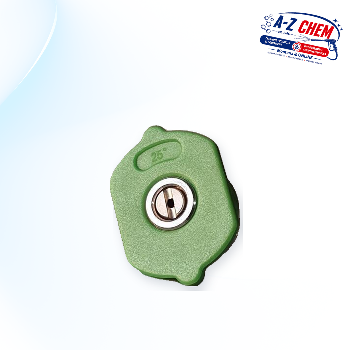 25 Degree High-Pressure Nozzle Green - product detail view 2 - A-Z Chem South Africa