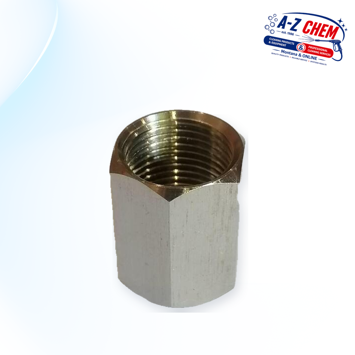 3/8" Female - 3/8" Female High Pressure Connector - main product view - A-Z Chem South Africa