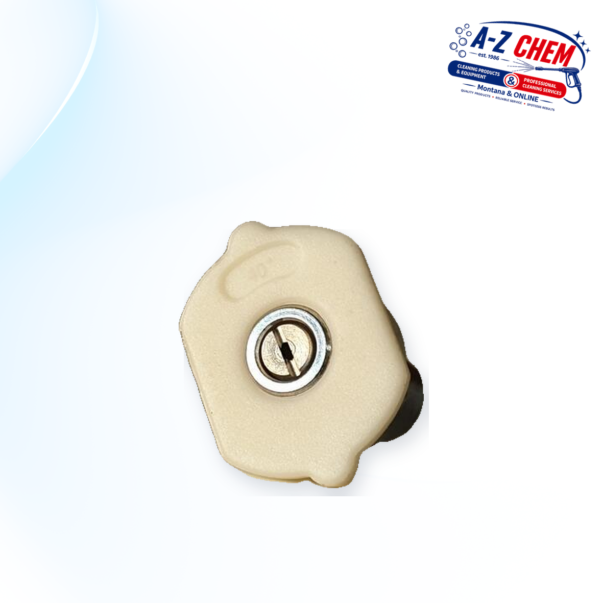 40 Degree High-Pressure Nozzle White - product detail view 2 - A-Z Chem South Africa