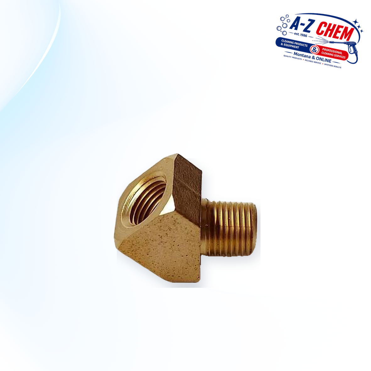 45 Degree Bend - (Large) - Carpet Cleaning Machine Part - product detail view 3 - A-Z Chem South Africa