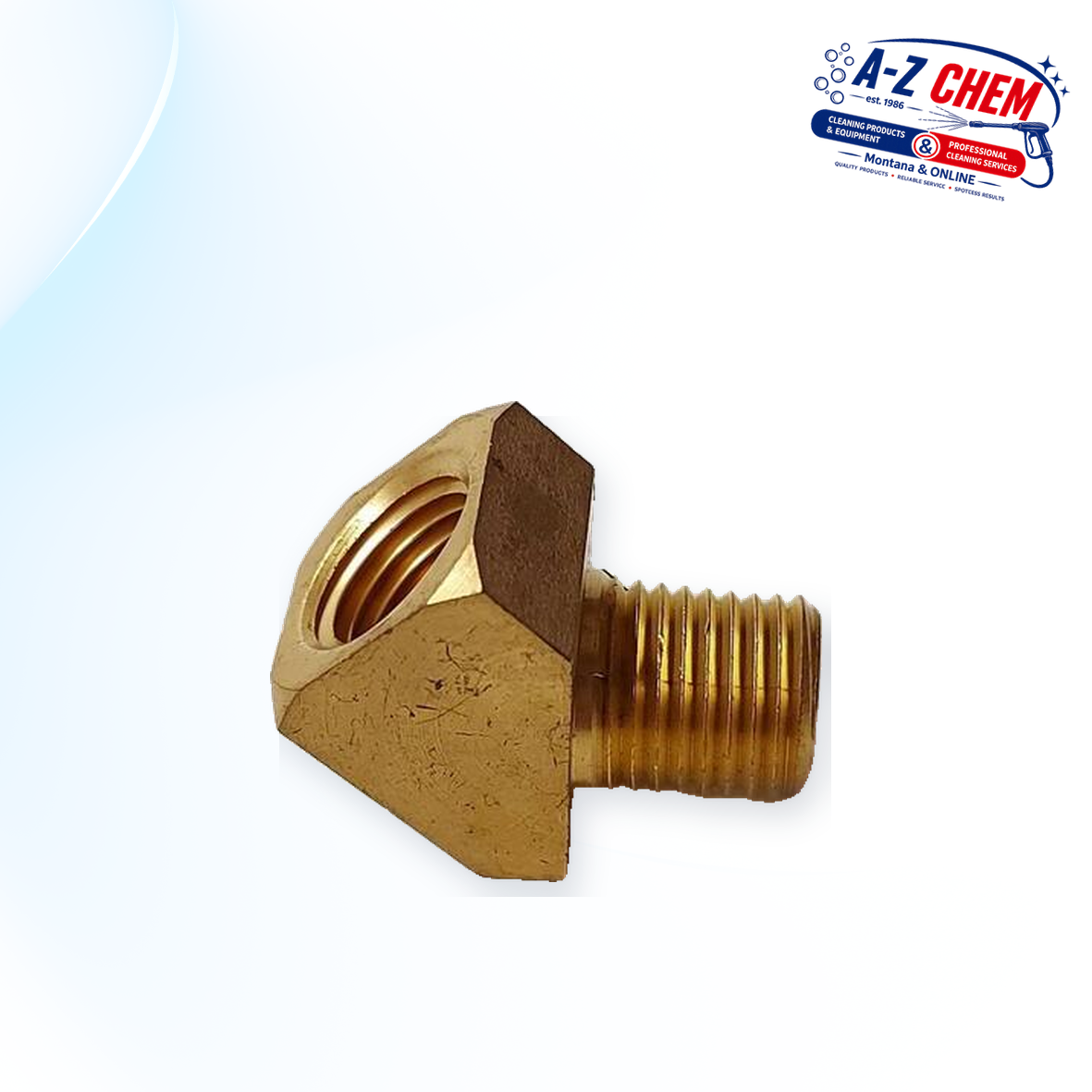 45 Degree Bend - (Small) - Carpet Cleaning Machine Part - product detail view 3 - A-Z Chem South Africa