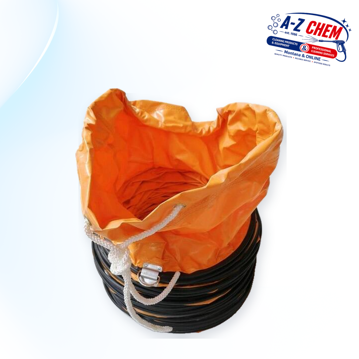 5m Foil Pipe for the Metal Blower - Floor Cleaning Machine Accessory - product detail view 4 - A-Z Chem South Africa