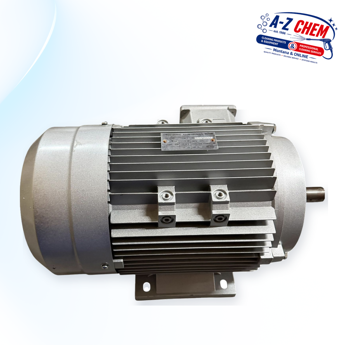 7.5kW Motor for the High-Presure - High-Pressure Cleaner Part - main product view - A-Z Chem South Africa