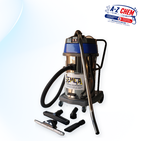 70L Vacuum Cleaner Wet & Dry - 2 Motors - main product view - A-Z Chem South Africa