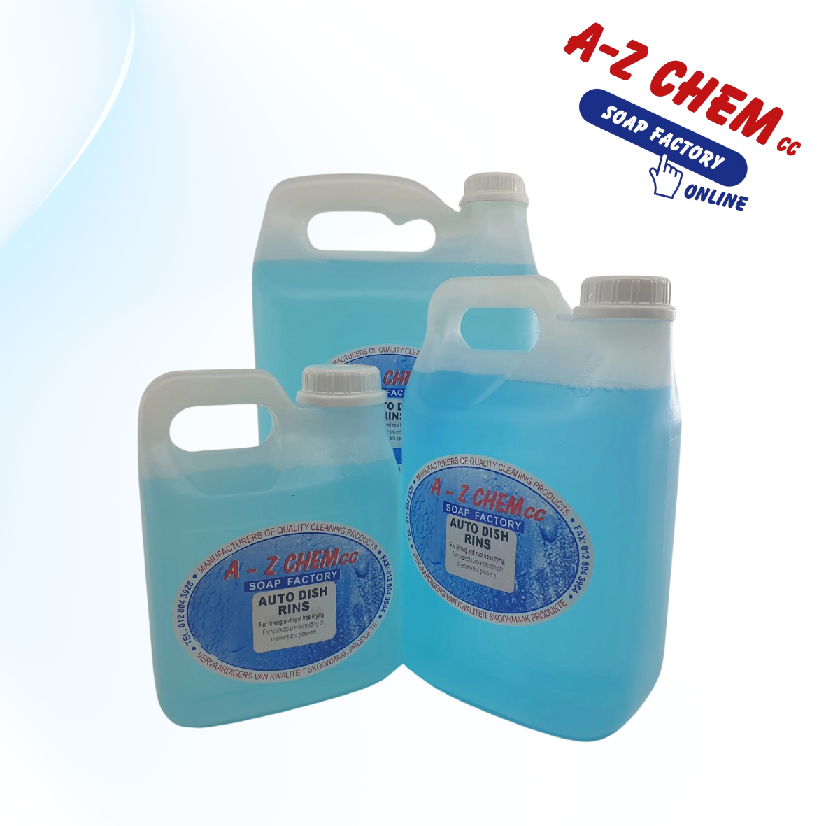 Auto Dish Machine Rins - A-Z Chem CC