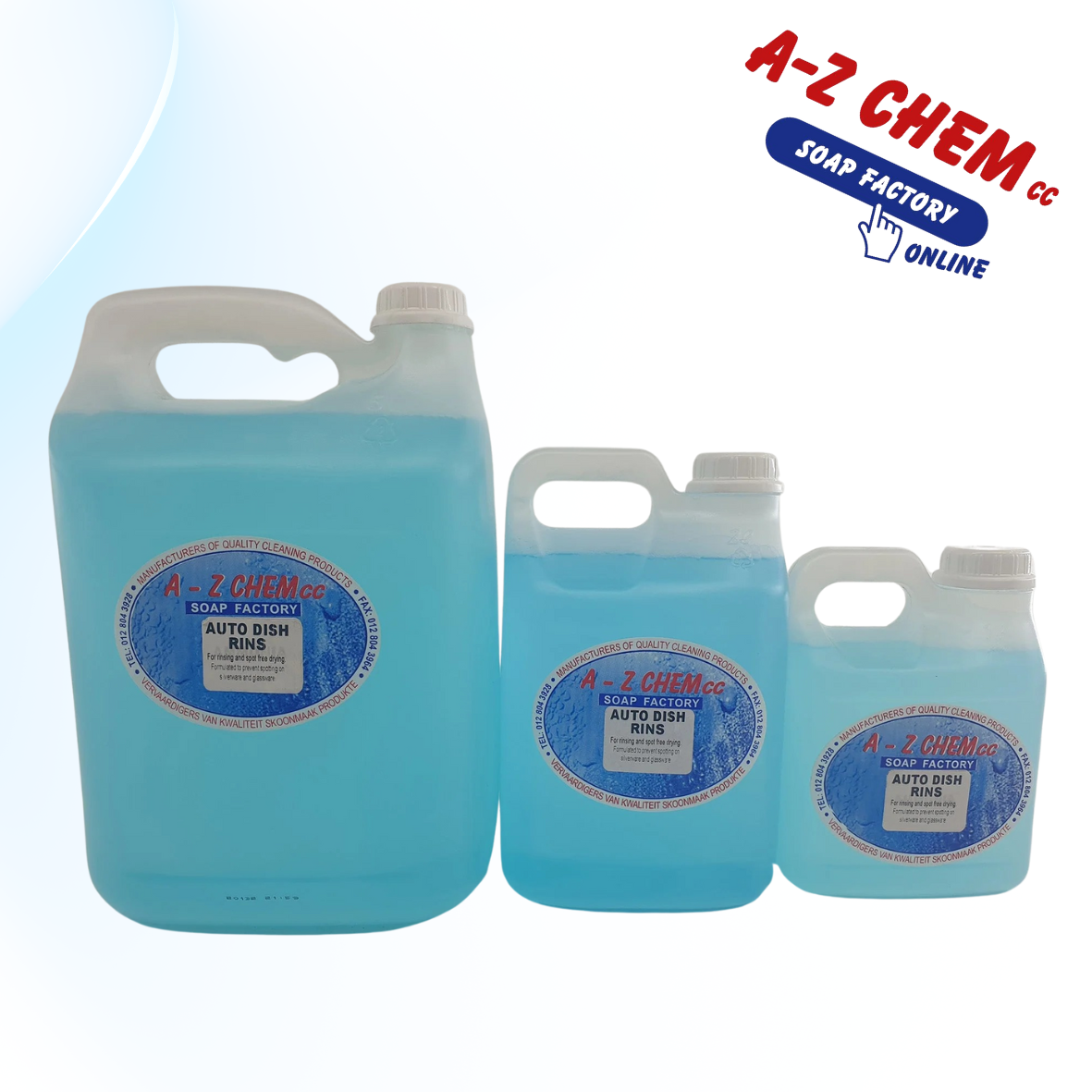 Auto Dish Machine Rins - A-Z Chem CC