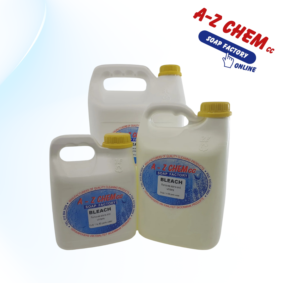 Bleach Super Strength 25% - A-Z Chem CC