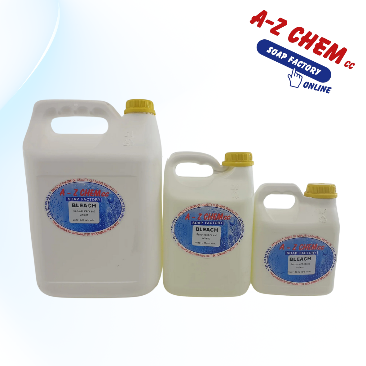 Bleach Super Strength 25% - A-Z Chem CC