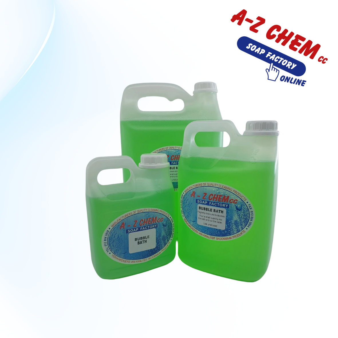 Bubble Bath with Moisturizer - A-Z Chem CC