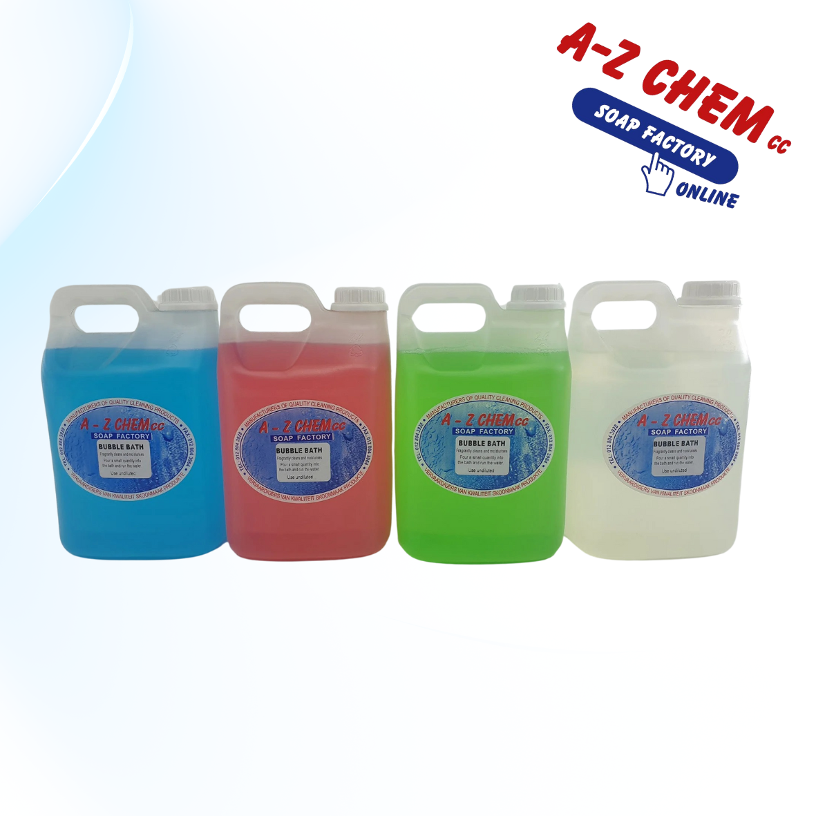 Bubble Bath with Moisturizer - A-Z Chem CC
