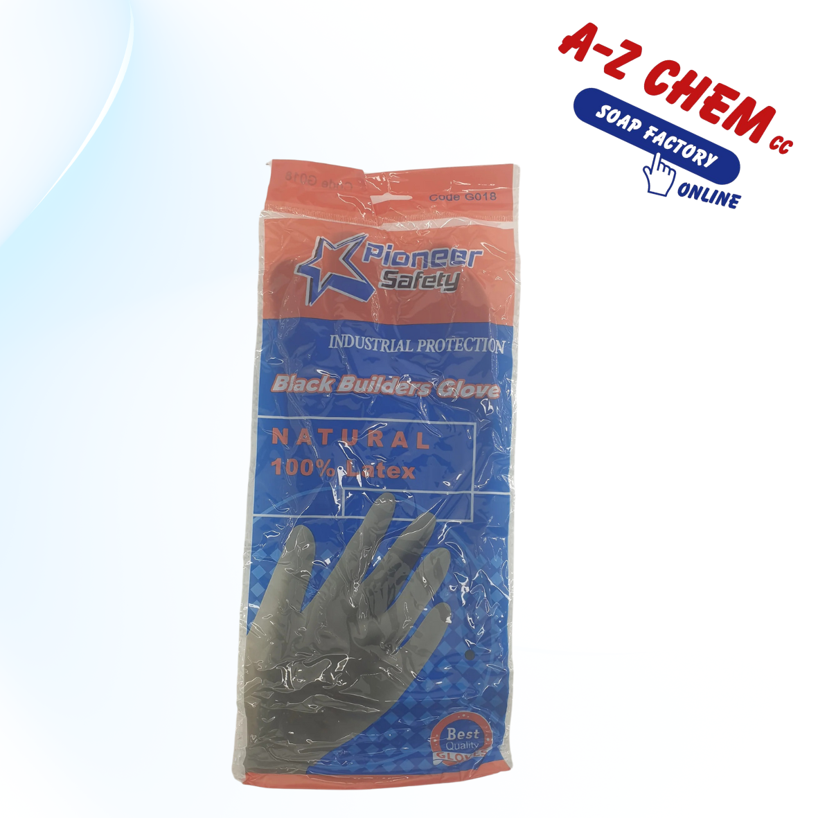 Gloves Black Builders - A-Z Chem CC