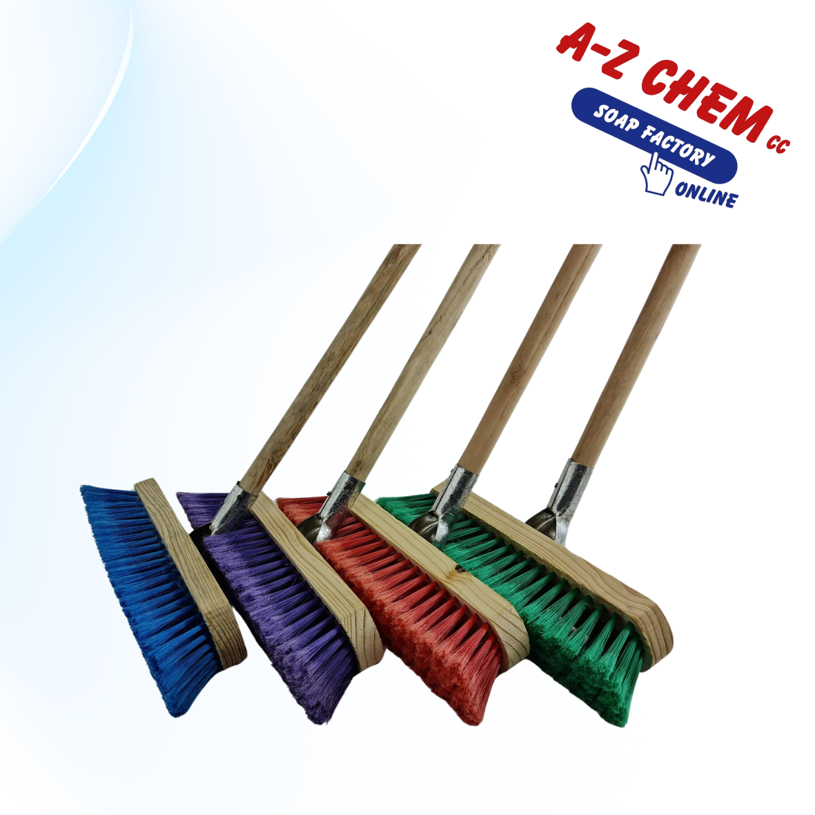 Household Broom Wooden - A-Z Chem CC