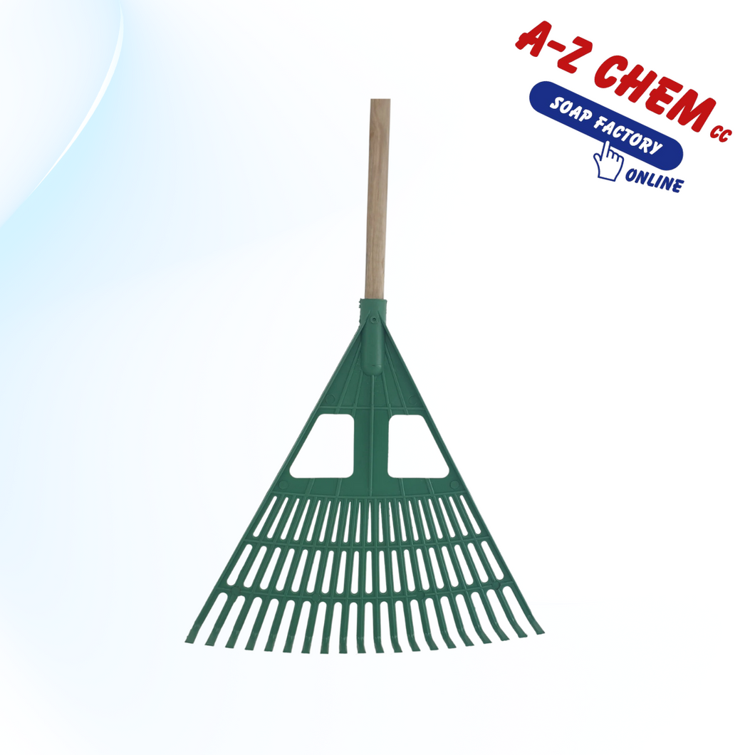 Plastic leaf rake