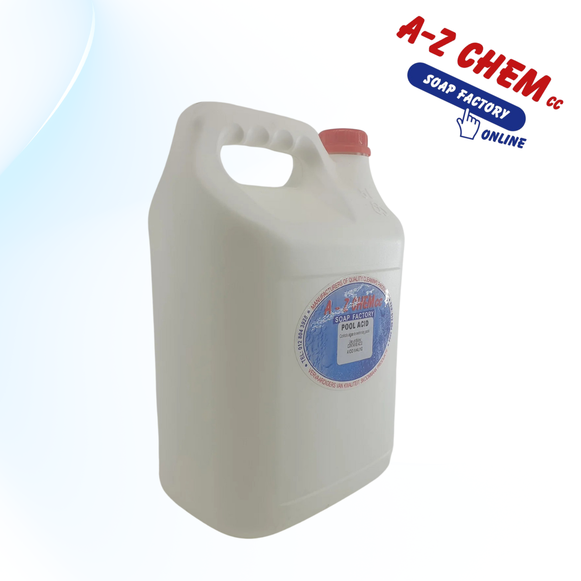 Pool Acid 50% 5 lt - A-Z Chem CC