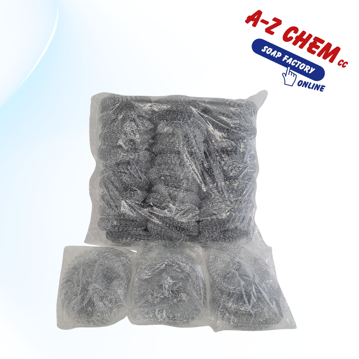 Pot Scourer Steel - A-Z Chem CC