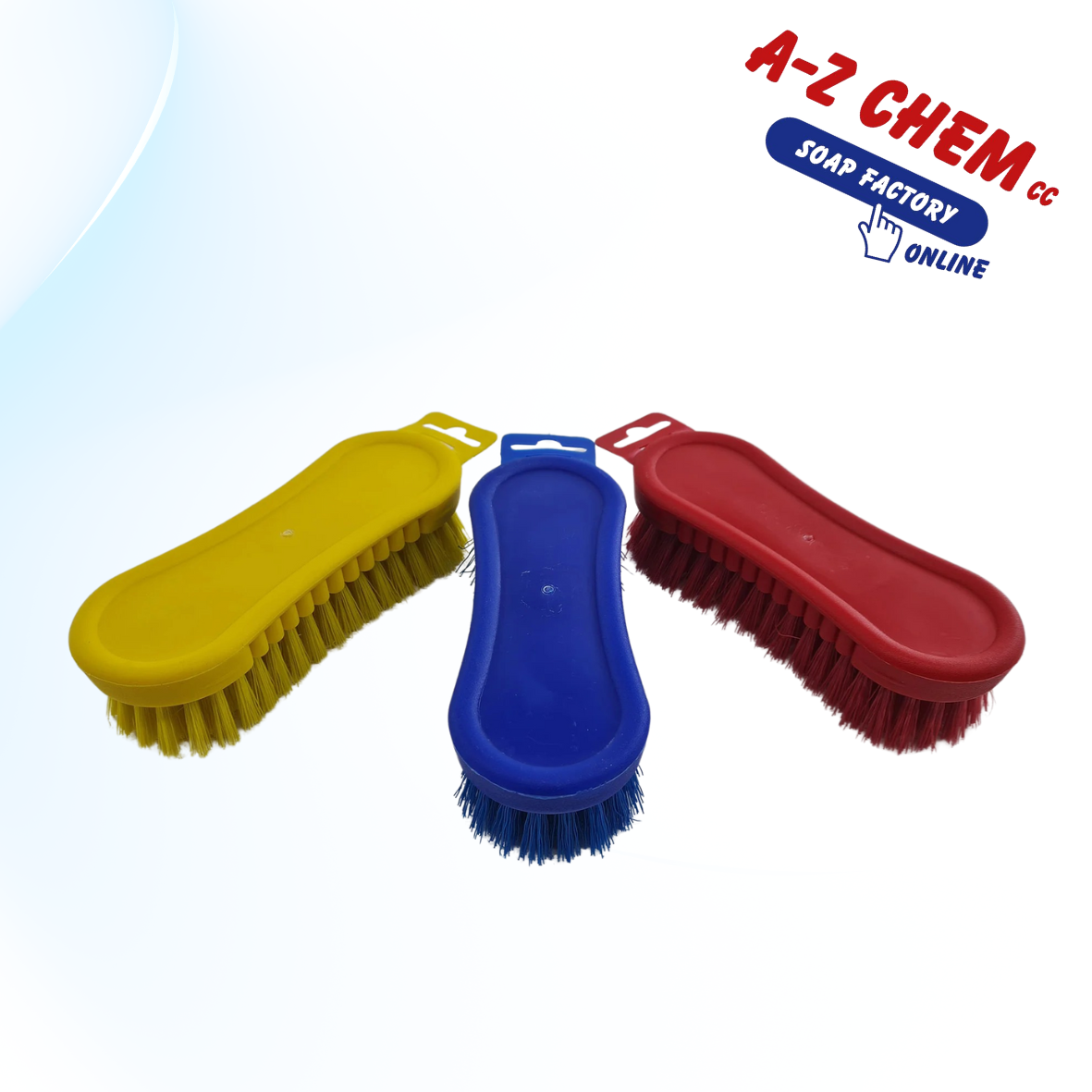 Scrubbing Brush Plastic Chubby - A-Z Chem CC