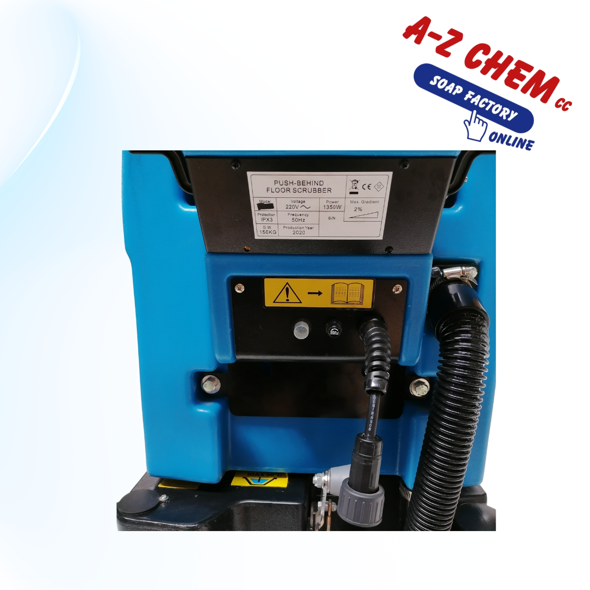 Walk Behind Floor Scrubber 220V – Industrial Cleaning Machine - A-Z Chem CC