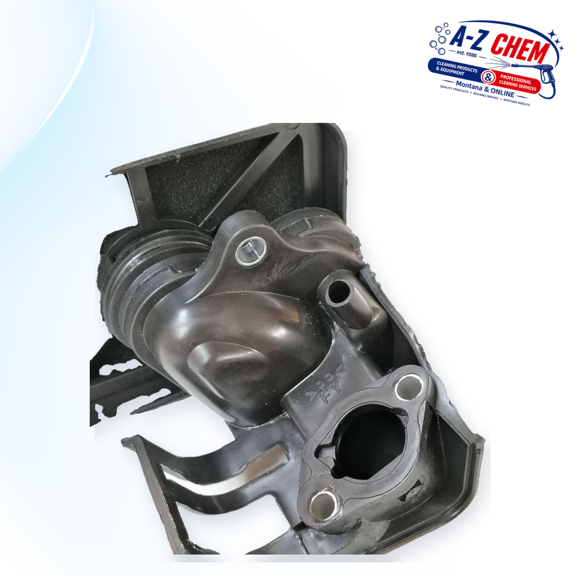 Air Filter Holder for the 6.5HP Petrol Engine - High-Pressure Cleaner Part - product detail view 3 - A-Z Chem South Africa