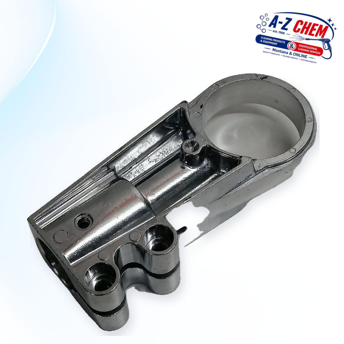 Aluminium Handle Base for the Scrubbing Machine - Floor Cleaning Machine Part - main product view - A-Z Chem South Africa