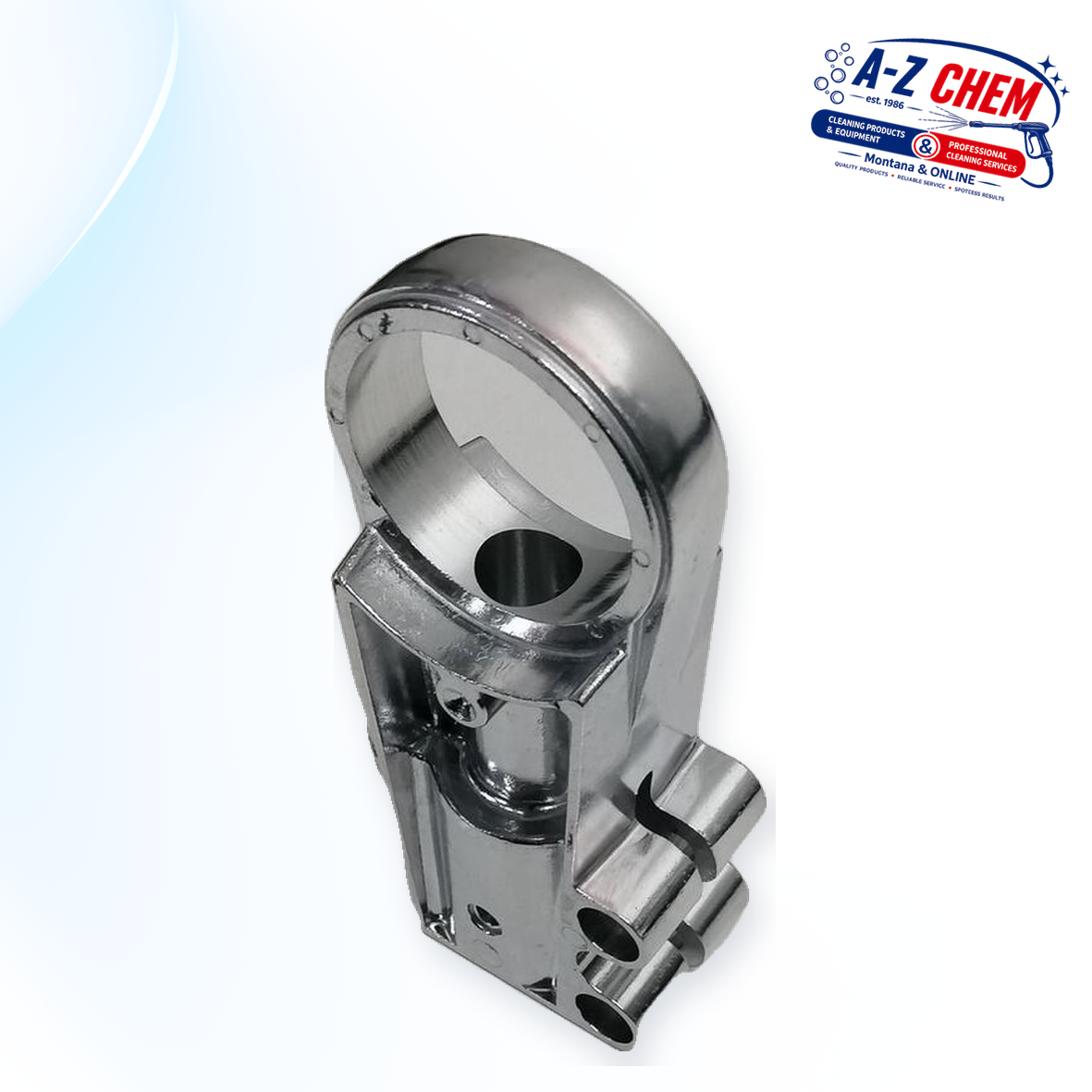 Aluminium Handle Base for the Scrubbing Machine - Floor Cleaning Machine Part - product detail view 2 - A-Z Chem South Africa