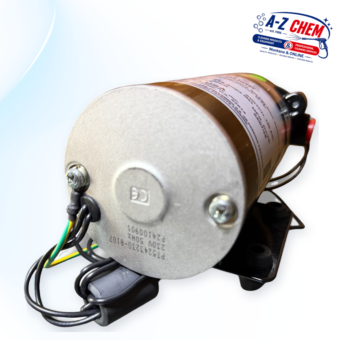 Aquatec Pump Carpet Cleaning Machine 120PSI 230V - product detail view 3 - A-Z Chem South Africa