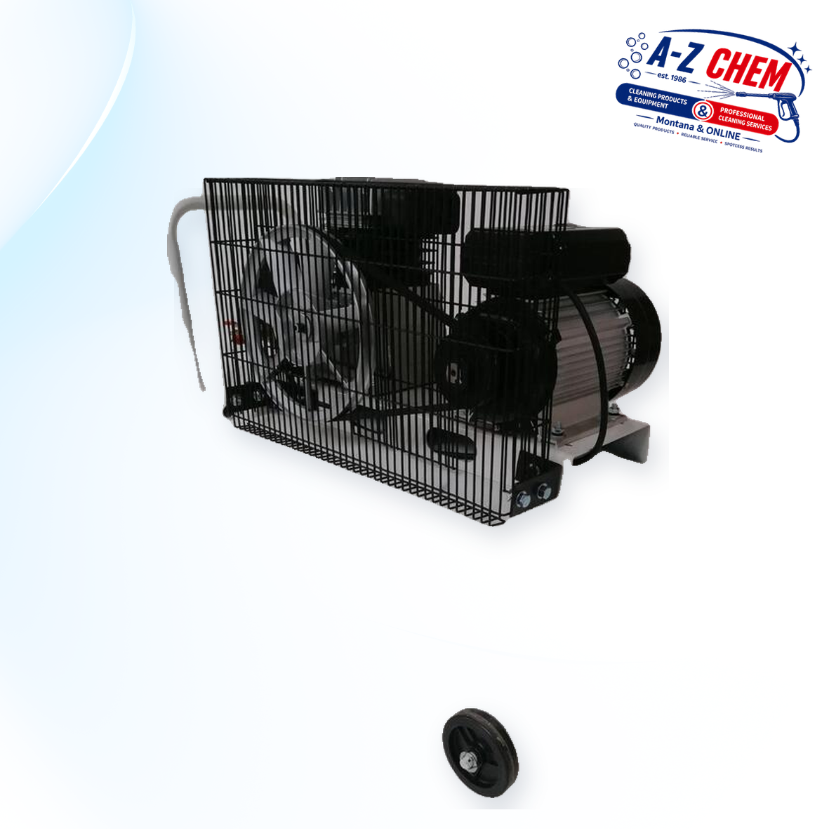 100L 2HP belt-driven electric air compressor – view 5