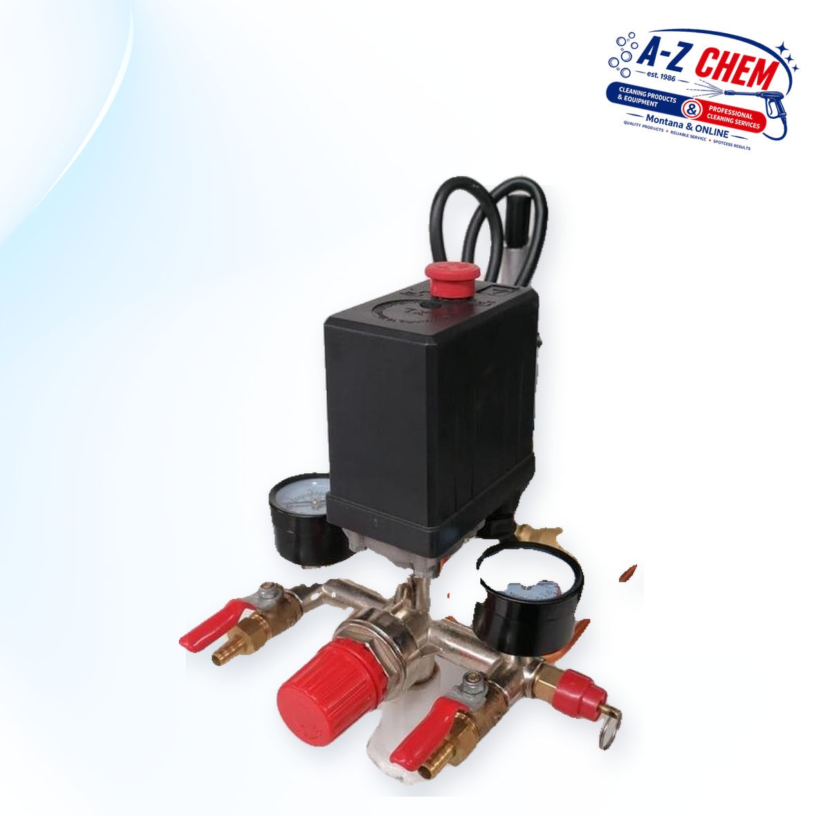 200L 4HP belt-driven electric air compressor – view 4
