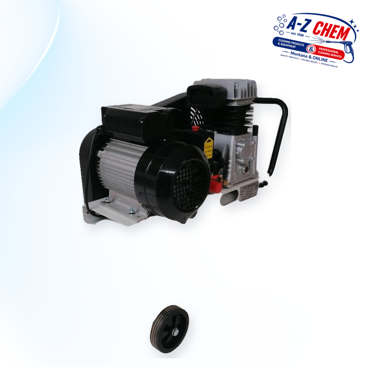 Belt-driven Compressor with 50 Liter Capacity - product detail view 3 - A-Z Chem South Africa
