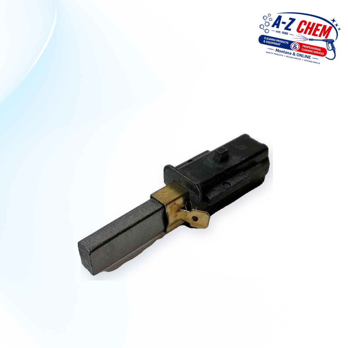 Black Carbon Brush 220V - Vacuum Motor Component - main product view - A-Z Chem South Africa