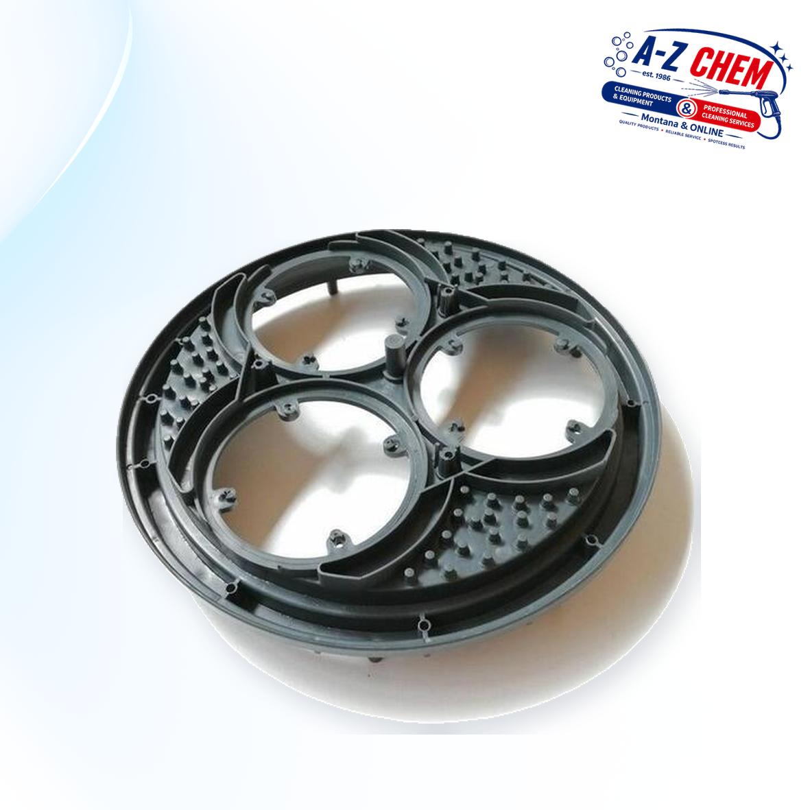 Black Motor Cover for the 80L Vacuum Cleaner (NO. 8) - product detail view 3 - A-Z Chem South Africa