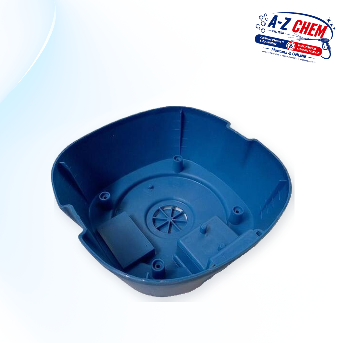 Blue Motor Cover for the 15L / 30L Vacuum Cleaners (NO. 6) - product detail view 2 - A-Z Chem South Africa