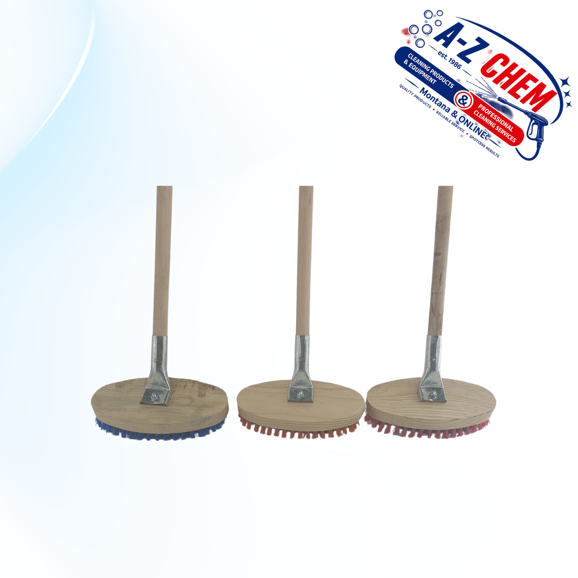 Body brush with handle - product view 2 - A-Z Chem South Africa