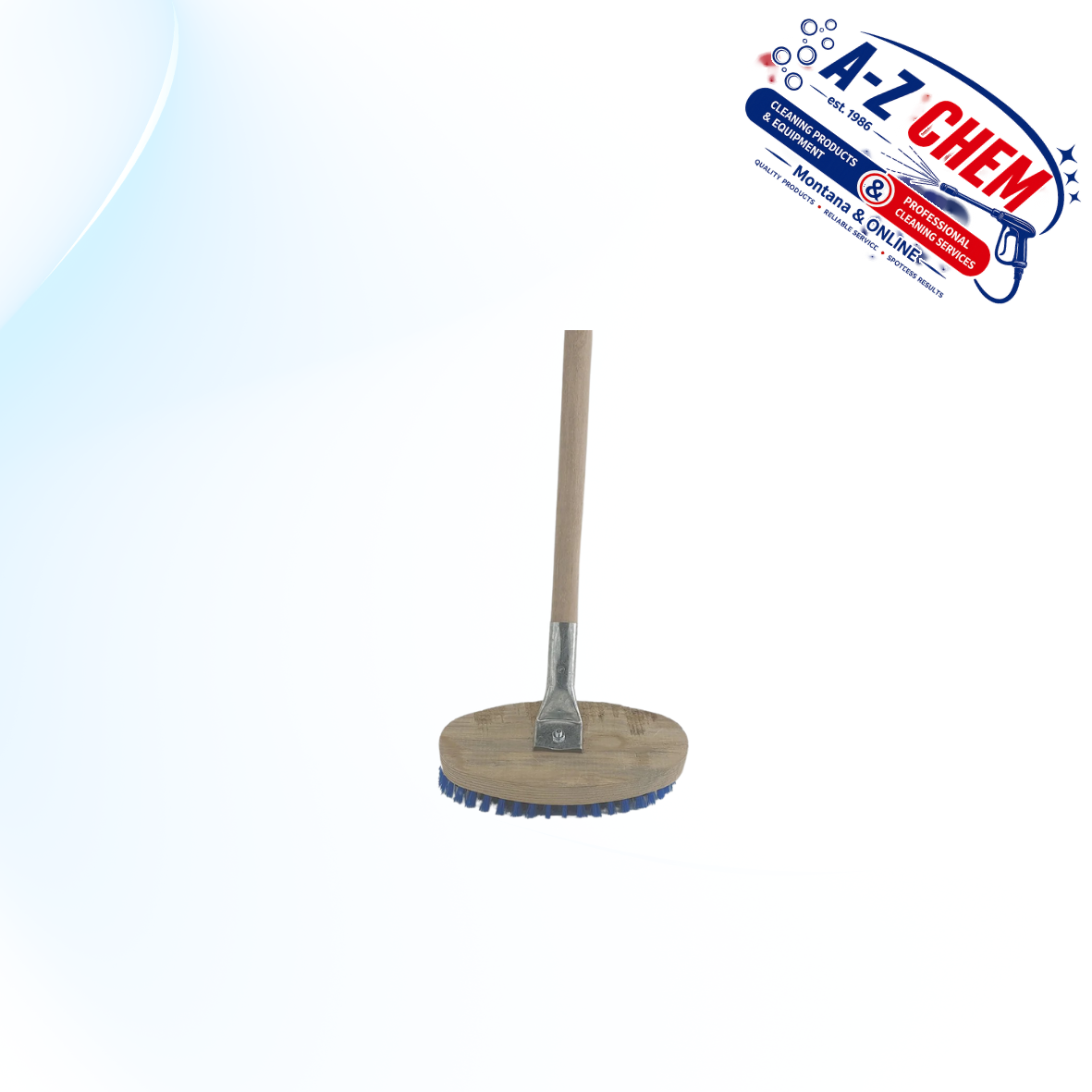 Body brush with handle - product view 3 - A-Z Chem South Africa
