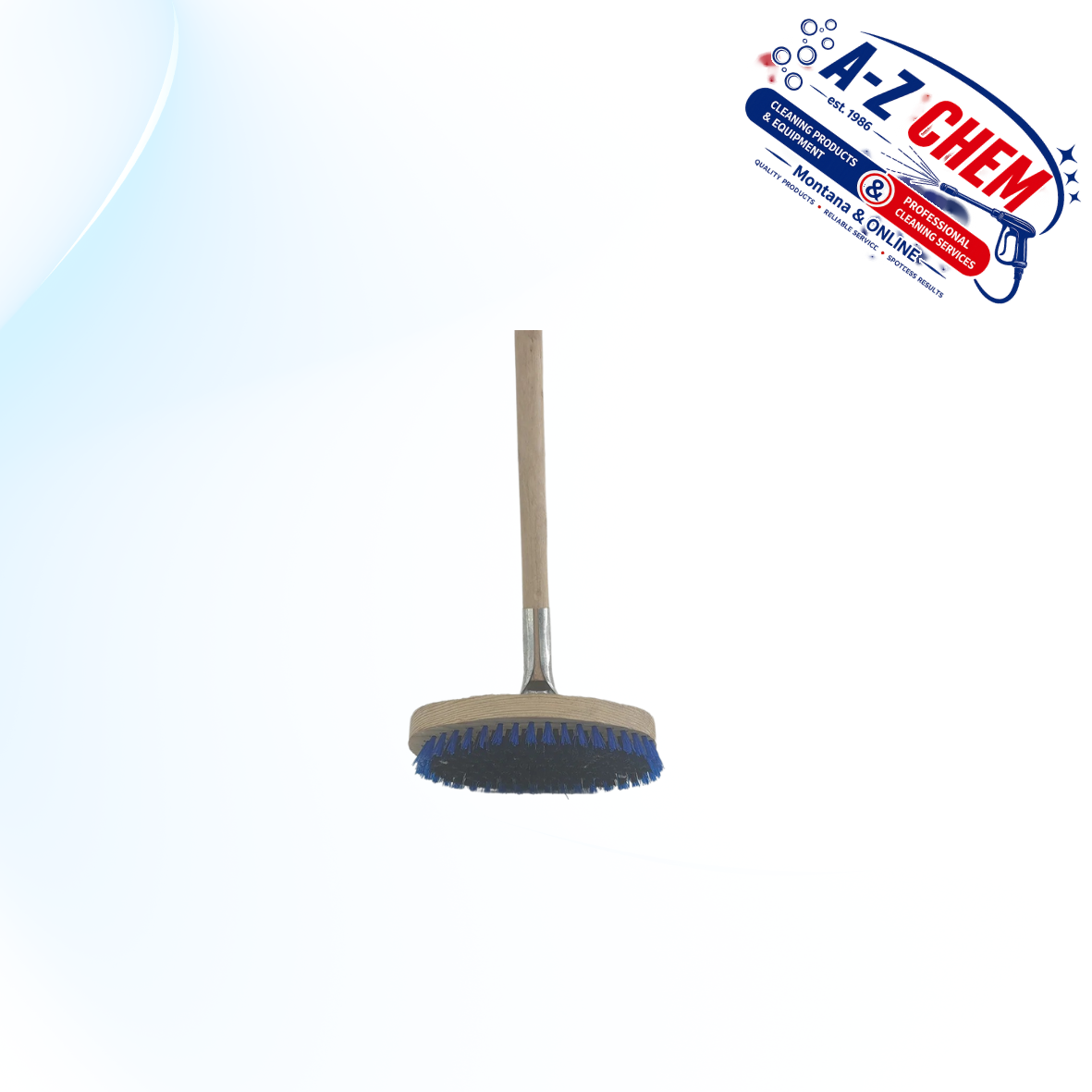 Body brush with handle - product view 4 - A-Z Chem South Africa