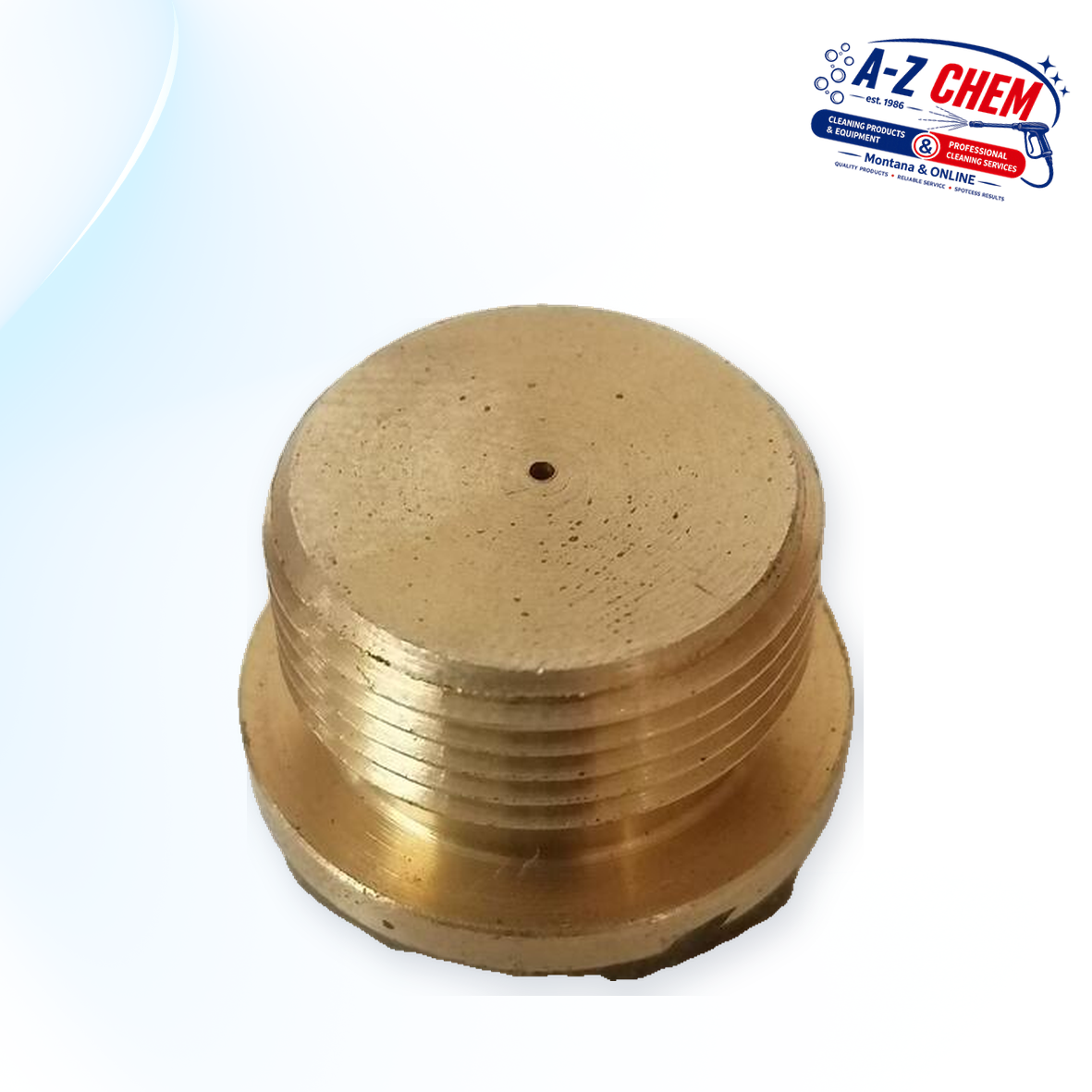 Bolt for 2.2kW/4.0kW Cylinder Heads to Mount a Pressure Gauge - product detail view 2 - A-Z Chem South Africa