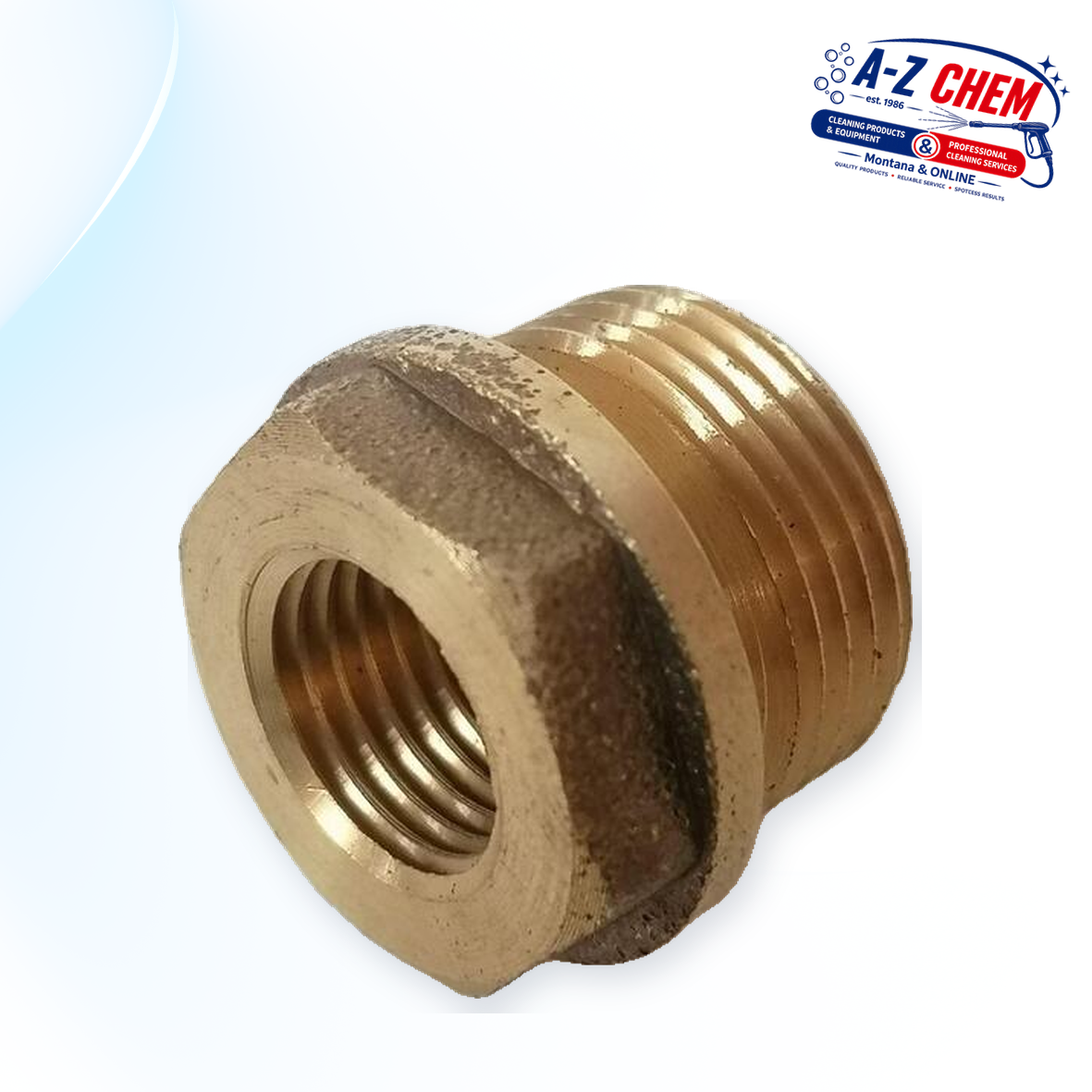 Bolt for 2.2kW/4.0kW Cylinder Heads to Mount a Pressure Gauge - product detail view 3 - A-Z Chem South Africa